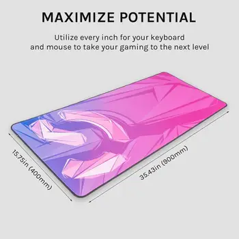 Esport Tigru Buna Flexibile Gamer Mouse Pad Mousepad Pentru Jocuri Neon Hemming de Înaltă Calitate Multi Dimensiune 415*355 480*400 900*400 mm 25008