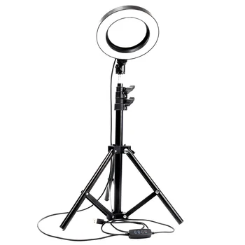 Estompat Inel de LED-uri lampa de Studio de Lumină Inel de Camera Foto Video de Telefon de Lumină Lampă Cu Trepiede Selfie Stick Inel Umple de Lumină 14860