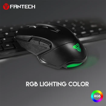 FANTECH WGC1 mouse-ul fără Fir de Încărcare design RGB Și 2400 DPI Reglabil Mouse de Gaming PIXART 3212 Joc Chips-uri Pentru Mouse Gamer 0