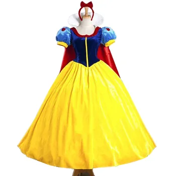 Femeile Adulte Halloween Desene animate Printesa Alba ca Zapada Costum De Vânzare albă ca zăpada printesa Cu agitația Costume 9753