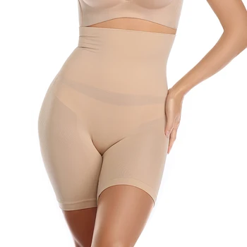 Femeile cu Talie Înaltă Modelarea Chilotei Respirabil Body Shaper Fund de Ridicare fără Sudură Slăbire Burtă pantalon shaperwear Compresie pantaloni Scurți 15745