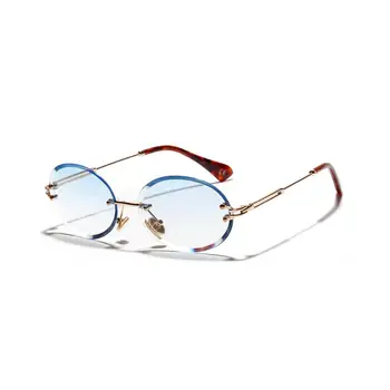 FENCHI ochelari de Soare Femei Cadru Metalic de Brand Designer de ochelari de Soare UV400 Ochelari de lunetă soleil femme Oculos Feminino zonnebril dame 12498