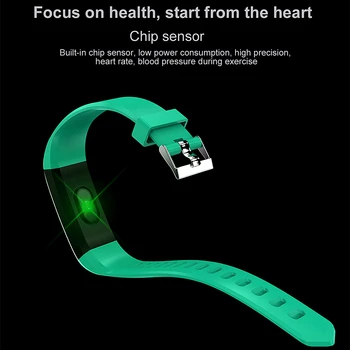 Fierbinte 115 Plus Brățării Inteligente Tensiunii Arteriale Ceas Fitness Tracker Monitor De Ritm Cardiac Band Smart Activitate Tracker Brățară 31903