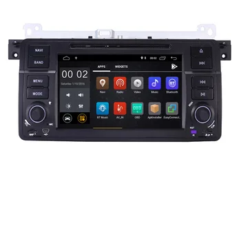 FIERBINTE ! HD ecran tactil 1 din 7 inch Android 10 car dvd player pentru BMW E46 M3 Cu Wifi 3G GPS Bluetooth Radio RDS volan 0