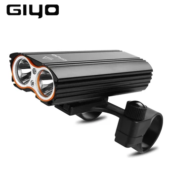 GYIO biciclete Biciclete Față de Lumină 2400Lm Faruri 2 Baterii T6 Led-uri de Lumină Bicicleta Ciclism Lampa Lanterna Lanterna Pentru biciclete Biciclete 11171