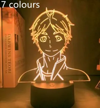 Haikyuu Oikawa Tooru 3D Veioza Iluzie Vizuală LED Schimbarea figurina PVC Anime Model de Lumină Pentru Cadou de Crăciun de Jucărie 1089
