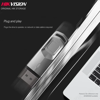 Hikvision HikStorage Unitate Flash USB 3.0 32GB 64GB Amprente digitale Criptate USB 3.0 Pen Drive-ul de Securitate de Memorie USB disk, Stick #M200F 5891