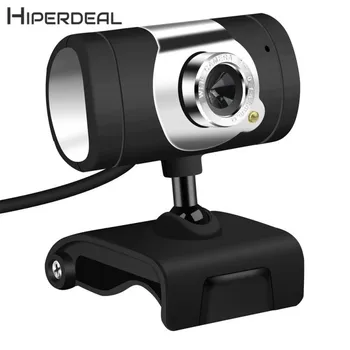 HIPERDEAL Noi HD 12 Megapixeli USB2.0 Webcam Camera cu MICROFON Clip-on pentru Calculator PC, Laptop 18Mar08 Picătură Navă F 0