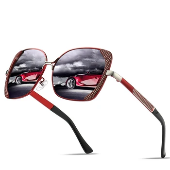 Hot de Moda pentru Femei UV400 Strat Polarizat ochelari de Soare femei Conducere Oglinzi Oculos Ochelari Ochelari de Soare pentru Femei Sunwear 0