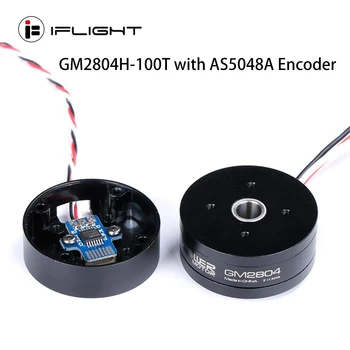 IFlight iPower GM2804H-100T GM2804 Brushless Gimbal Motor cu AS5048A Encoder/carcasă din Aluminiu pentru camera de sisteme de stabilizare 0