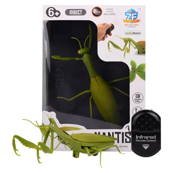 Infraroșu Control de la Distanță Realist Mini Mantis RC Insecte Înfricoșătoare Truc Jucărie de Simulare de Animale Glumă Amuzant pentru Copii pentru Copii Jucarie Cadou 4080