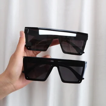 KAMMPT Femei Supradimensionat ochelari de Soare Patrati Nou Brand de Moda Doamnelor Designer de Epocă Mare Rama de Ochelari Pentru Outdoor pentru Bărbați Ochelari de cal 22858