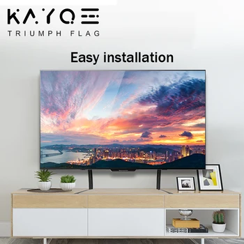 KAYQEE Reglabile pe Înălțime TV Monta Acasa tv LCD cu Ecran Plat de Masă Suport TV Suport 32