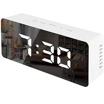 LED ceas digital pre-selectate boutique durabil oglindă dormitor alarmă ecran nou nopții temperatura de afișare часы настольные F4 9469