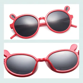 LEONLION Minunat pentru Copii ochelari de Soare Rotund ochelari de Soare pentru Copii Clasic de Brand Designer de Ochelari de vedere Ochelari Roz Nuante Pentru Baiat Fata 2167