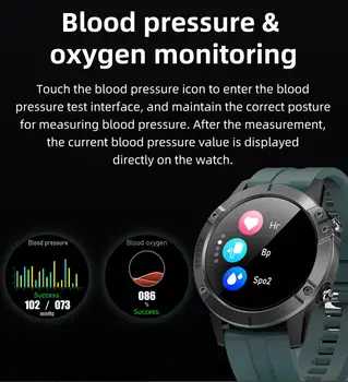 LIGE Noi IP67 rezistent la apa Inteligent Ceas Barbati Sport Fitness Tracker Monitor de Ritm Cardiac Android IOS Ecran Tactil Complet Bărbați Smartwatch 1074