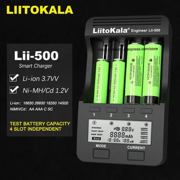 LiitoKala Lii-500S Lii-S6 Lii-PD4 Lii-500 încărcător de baterie 18650 acumulator 18650 26650 21700 AA baterii AAA display LCD 0