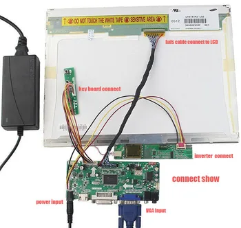 M. NT68676 VGA HDMI DVI LCD DIY Controler de bord Kit Pentru LP154W01(TL)(A2)/(TL)(A3) panoul de 1280X800 Ecran DE 15,4