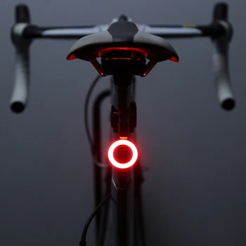 Mai multe Moduri de Iluminare pentru Biciclete Lumina USB Charge Led Biciclete Lumina Flash Coada Spate Lumini pentru Biciclete de Munte Biciclete Seatpost 13770