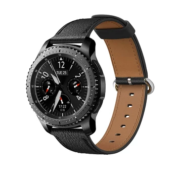 Mai nou Pentru Samsung Galaxy Watch 46mm din Piele Ceas Curea Bandă Pentru Samsung Gear S3 Claaaic Frontieră 22mm Watchband 24718