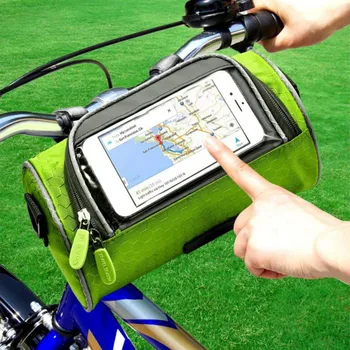 Mari Saci De Biciclete Impermeabil Drum De Munte Biciclete Fata Tub Sac De Telefon Touch Screen Pack Geanta Pentru Harta Sau Mobil Telefon Mobil 0