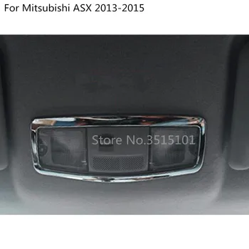 Masina de acoperire ABS Cromat cap fata spate citit lectură lumina acoperiș cadru comuta butonul trim Pentru Mitsubishi ASX 2013 0