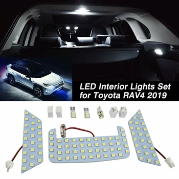 Masina de LED-uri Albe de Interior Upgrade-Bec Lampa Kit pentru Toyota RAV4 2019 2020 4019
