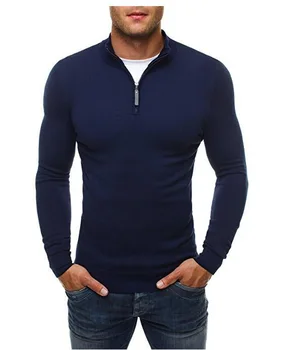 MRMT 2021 Brand Nou pentru Bărbați Jachete de Agrement cu Fermoar Moda Pulover de Culoare Solidă pentru bărbați-guler Înalt Pulover Tricoul 0