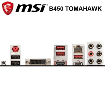 MSI B450 TOMAHAWK Placa de baza AMD B450 DDR4 AM4 Original Desktop MSI B450 Placa de baza Socket AM4 DDR4 AMD B450 PCI-E 3.0 Folosit 17612