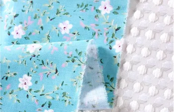 NOI de Înaltă Calitate (50X160CM) Floral Albastru Tesatura de Bumbac Diy Textile de Cusut Patchwork Țesătură Pentru Saci de Haine Cortina 269