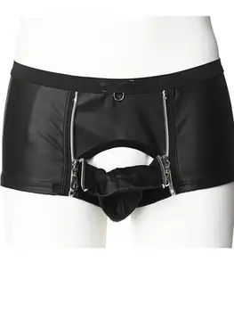 Noi Pantaloni Sexy Negru Mens German Fetish Purta SM Om Lenjerie intima Exotice de Înaltă Calitate Clubwear W850546 28870