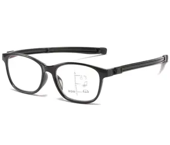 Noi Progresivă Lectură EyeglassesMen Femei Multifocale Atârnă De Gât Pliere Ochelari Anti Albastru Rey Mărire Presbyopic Ochelari De 1,5 13484