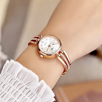 Noua Moda Stras Ceasuri pentru Femei de Brand de Lux Brățară din Oțel Inoxidabil ceasuri Doamnelor Cuarț Rochie Ceasuri reloj mujer Ceas 0