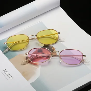 Noul Poligon Doamnelor ochelari de Soare Neregulate Cadru Mic Moda Ocean Spectre ochelari de Soare pentru Barbati Ochelari de Vânzare Fierbinte 0