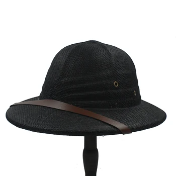 Noutatea Verii Oameni De Paie Casca Măduvă Pălării De Soare Pentru Domn Al Războiului Din Vietnam Armata Pălărie Tata Luntraș Găleată Safari Junglă Mineri Capac 0