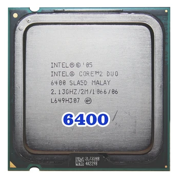 Original INTEL Core 2 Duo E6400 CPU Procesor (2.13 Ghz/ 2M /1066MHz) 65W Socket 775 10250