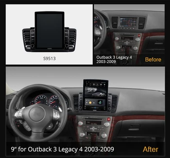 Ownice Android 10.0 Radio Auto pentru Subaru Outback 3 Legacy 4 2003-2009 GPS 2 Din Auto Sistem Audio Stereo Player Tesla Stil 26930