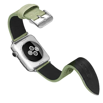 Panza+bandă de piele pentru Apple watch curea 44mm 40mm iWatch trupa 42mm 38mm sport bratara Apple watch seria 5 4 3 40 38 42 44mm 0