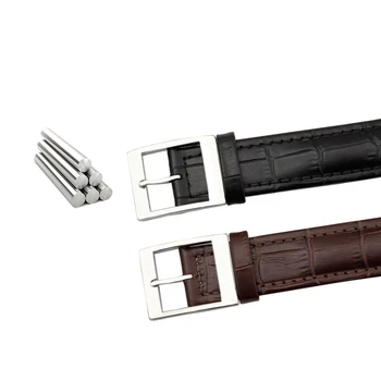 PEIYI watchband 17mm 19mm curea din piele interfață specială maro negru bratara pentru barbati si femei înlocui Swatch 2351