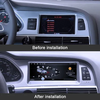 Pentru Audi A6/C6/4F 2005-2011 Android Auto Stereo Multimedia Player Autoradio Navigare GPS Navi Touch Ecran HD Carplay 18192