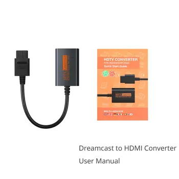Pentru Dreamcast Convertor HDMI Cablu HDMI pentru N64 / GameCube / Consola SNES, Plug and Play Convertor HDMI Adaptor 0