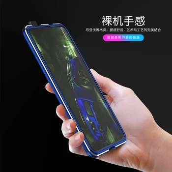 Pentru Huawei Honor X10 Caz de Metal din Aluminiu Bara de protecție Caz Onoare X10 Dual culoare Cadru Metalic Telefon Caz HonorX10 828