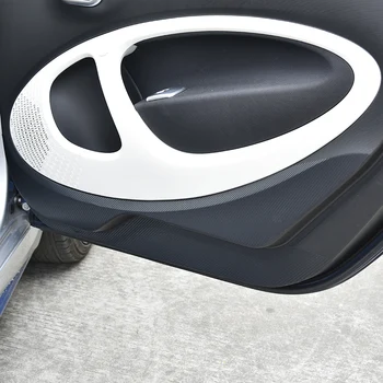 Pentru Smart 453 fortwo forfour Fibra de Carbon Autocolant Auto DIY Inserați codul Protector Benzi Auto Usa Anti Scratch Folie de Protectie Autocolante 4746
