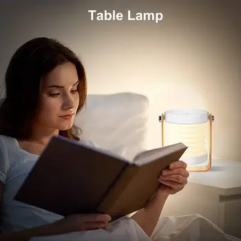 Pliabil portabil USB Reîncărcabilă Touch Control Lumina de Noapte Lampă de Masă pentru Dormitor, Noptiera, Lectură, camping 27833