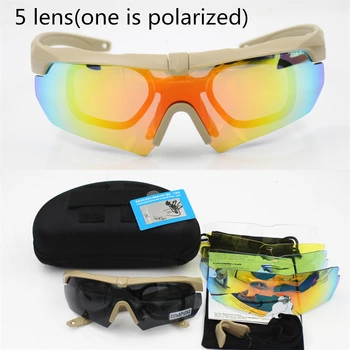 Polarizate de înaltă calitate ochelari de soare TR-90 militare ochelari de protecție,5lens bullet-dovada Armata Tactic ochelari ,ochelari de fotografiere 12335