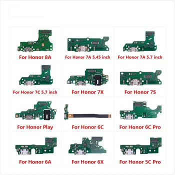 Portul de încărcare Conector Placa de Cablu Flex Pentru HuaWei Honor Play 8A 7A 7C 7X 7 6A 6C 6X 5C Pro Cu Microfon Mic de Reparare Piese 0