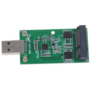 Produs nou Mini-USB 3.0 Pentru PCIE mSATA SSD Extern PCB Convertor Adaptor de Card 1829