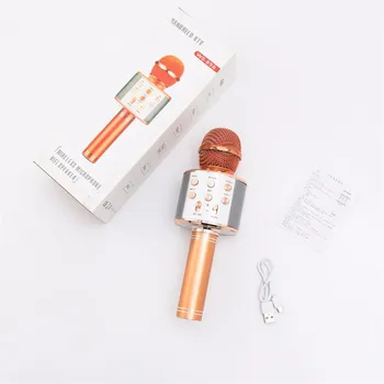 Profesionale Wireless Bluetooth Microfon Difuzor Portabil Mini Microfon Karaoke Music Player Cântând Recorder Microfon 394