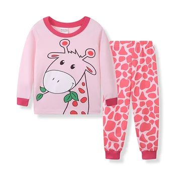 Puțin maven Pijamale Unicorn Fete pentru copii de Toamna pentru copii pijamale Animal Florale pentru Copii Pijamale pentru Fete Pijamale 8922