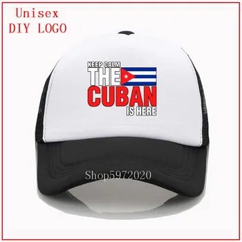 Păstrați-vă Calmul Frica Cuba Cubanez Este Aici Tata Pălărie Brodată Șapcă de Baseball Vara Reglabil Moda mai nou Exterior parasolar Pălării 7812
